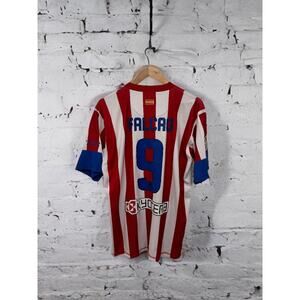 Atletico Madrid Home football 2012 Soccer #9 Falcao Nike Jersey Mens Sz L Player